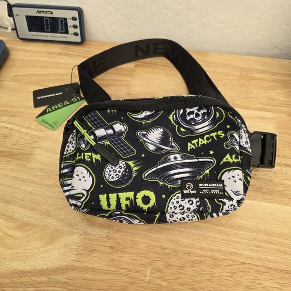 Wolf Pak Never Average Area 51 Fanny Pack Crossbody NWT - Picture 10 of 13